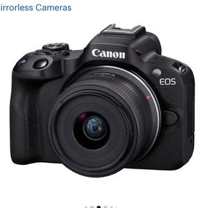 Canon r50 mirrorless camera